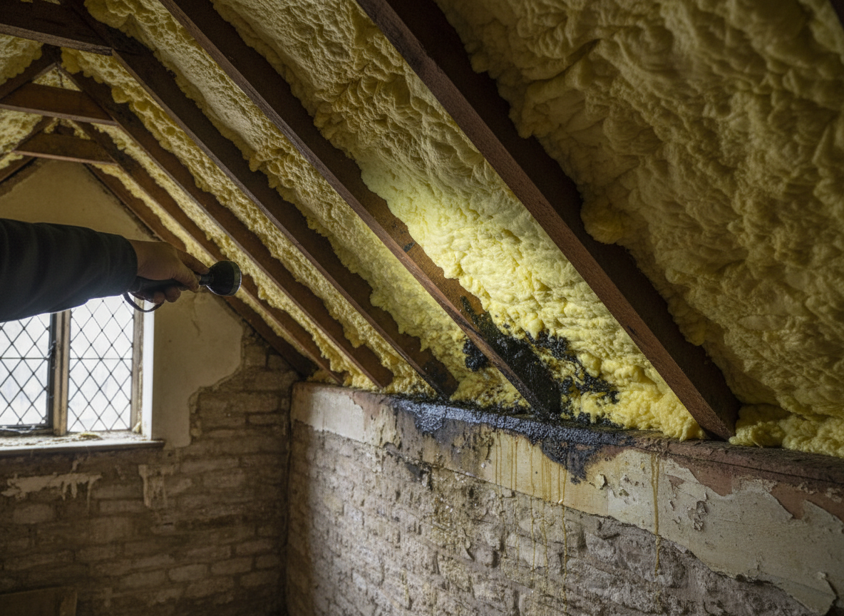 How to Spot When Spray Foam Is Causing Damp in Cheltenham Homes