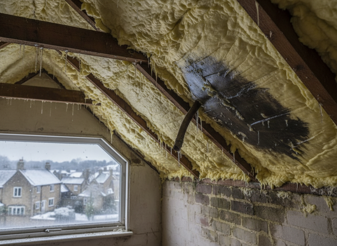 Winter Moisture Risks from Spray Foam in Cheltenham Properties